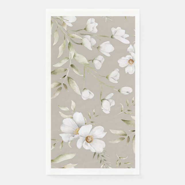 Dogwood Delight Guest Paper Towel Napkin (Front)