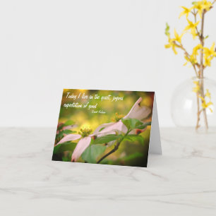Dogwood Flower Goodness Quote Note Card