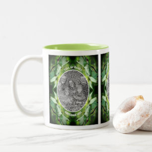 Dogwood Flower Personalized Create Your Own Photo Two-Tone Coffee Mug