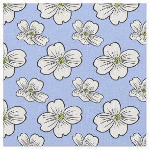 Dogwood Flowers Fabric