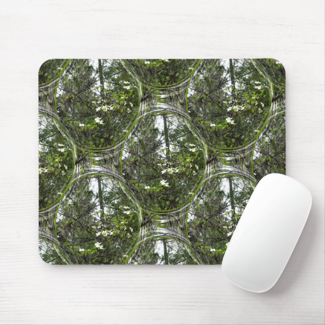 Dogwood Flowers.... Mouse Mat (With Mouse)