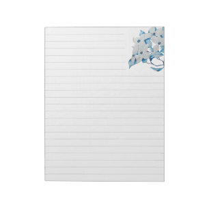 Dogwood Flowers on a Large Notepad
