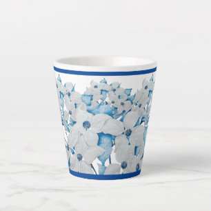Dogwood Flowers on a Small Latte Mug