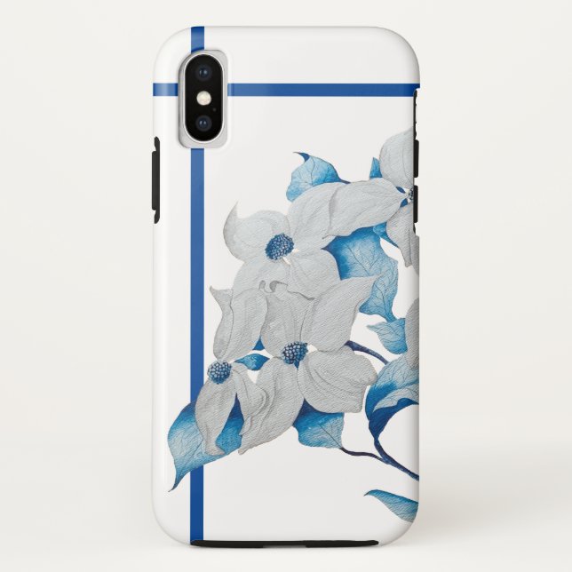 Dogwood Flowers on an iPhone Case (Back)