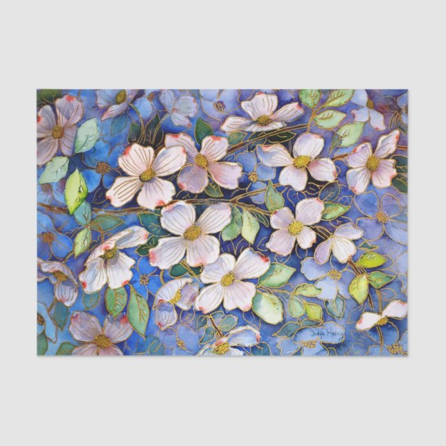 Dogwood III Tissue Paper (Front)