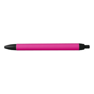 Dogwood Rose, Elegant and Bright Solid Colour Black Ink Pen