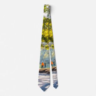Dogwood Stroll Painterly Neck Tie