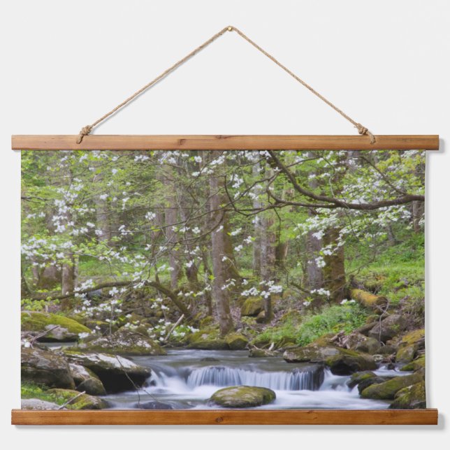 Dogwood Trees | Great Smoky Mountain, Tennessee Hanging Tapestry (Front)