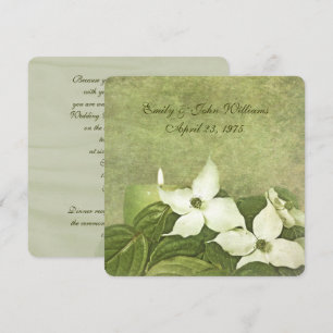 Dogwood Wedding Vow Renewal Invitation