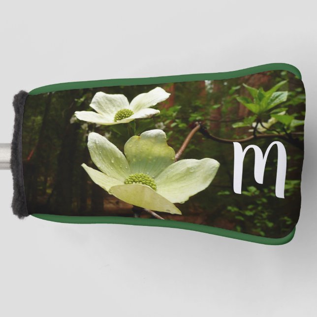 Dogwoods and Redwoods in Yosemite National Park Golf Head Cover (Front)