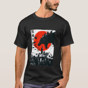 Dogzilla Dog Japanese Art Funny Dog Gifts For Men T-Shirt