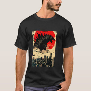 Dogzilla Dog Japanese Art Funny Dog Gifts For Men  T-Shirt