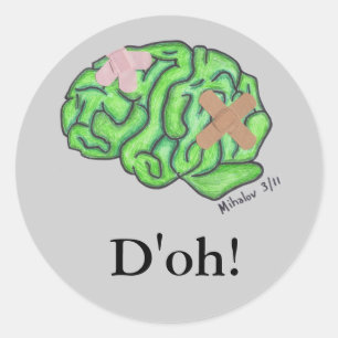 "D'oh!" stickers