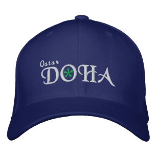 Doha City - Qatar Embroidered Hat