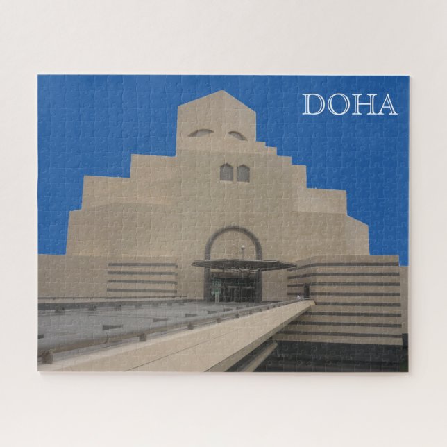 doha museum qatar jigsaw puzzle (Horizontal)