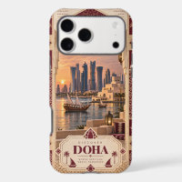 Doha Qatar iPhone Case | Skyline Arabian Heritage