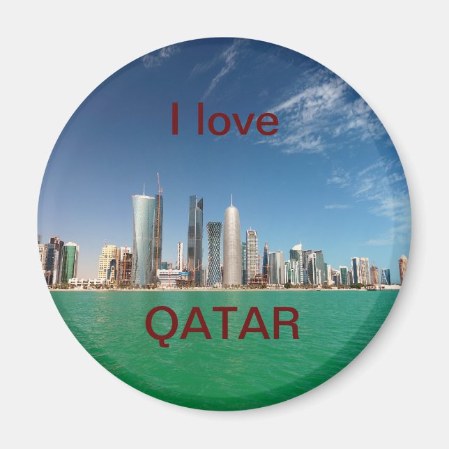 Doha Skyline, 2011 Magnet (Front)