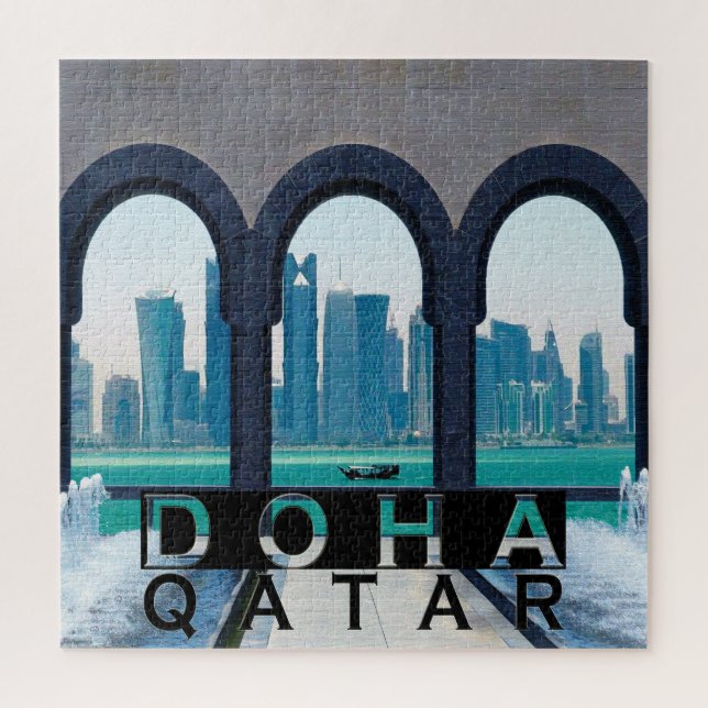 Doha Square Puzzle (Vertical)