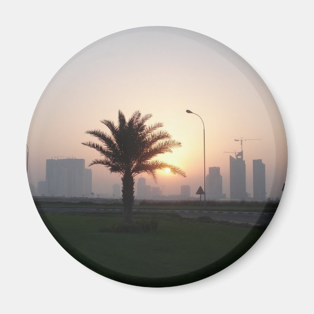 Doha sunrise magnet (Front)