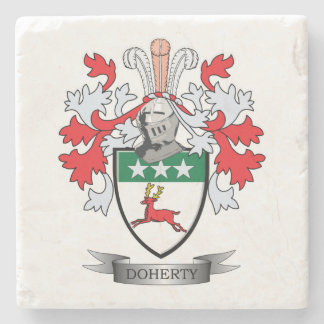 Doherty Coat of Arms Stone Coaster