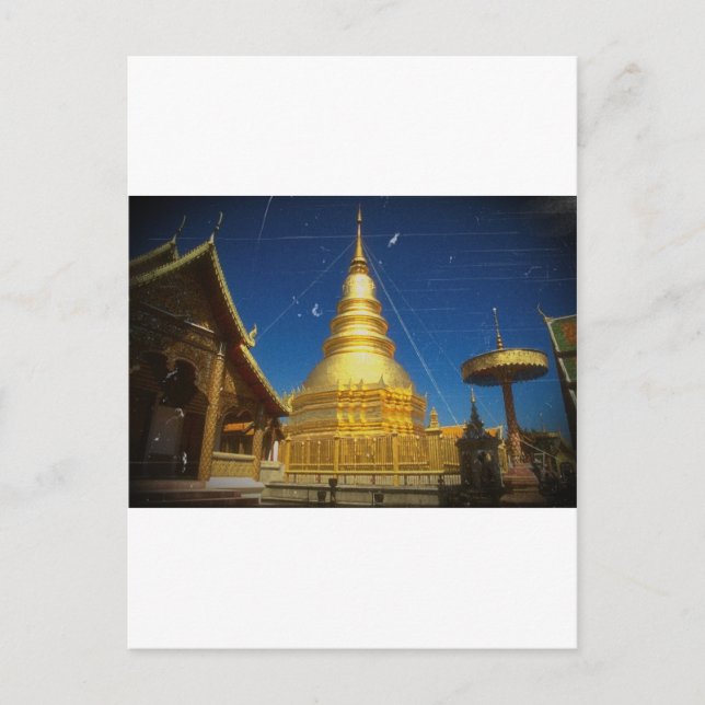 doi suthep temple at chiangmai postcard (Front)