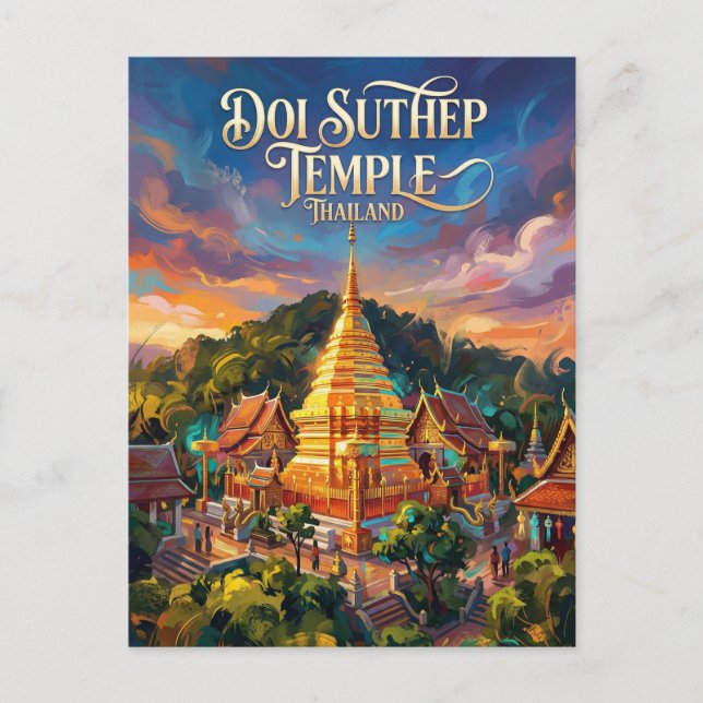Doi Suthep Thailand Postcard (Front)
