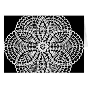 Doily Art Card