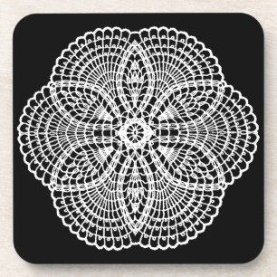 Doily Art Coaster