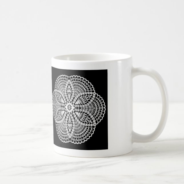 Doily Art Coffee Mug (Right)