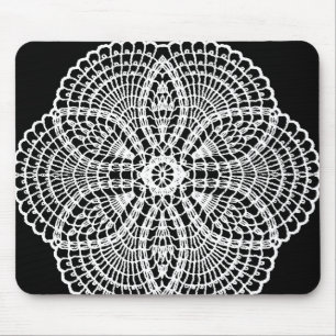 Doily Art Mouse Mat