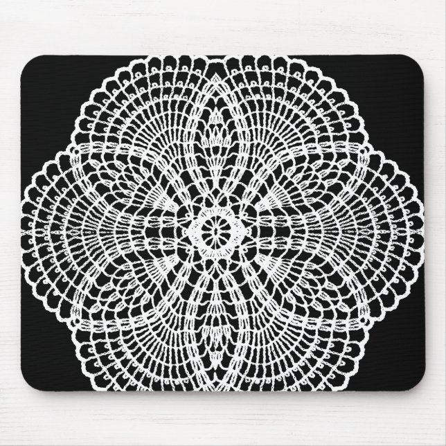 Doily Art Mouse Mat (Front)