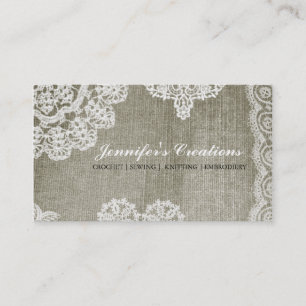 Doily Business Card