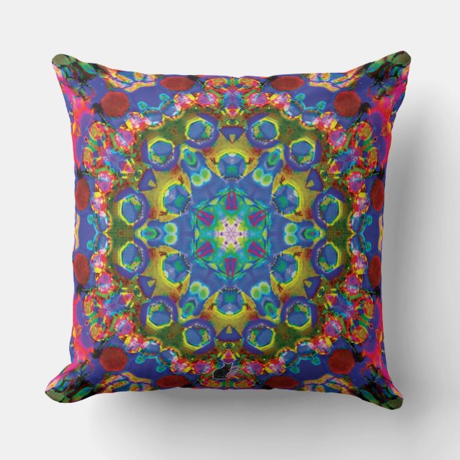 Doily Kaleidoscope Cushion (Front)