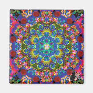 Doily Kaleidoscope Magnet