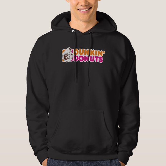 Doin' Doughnuts - Funny Racing & Drift Car Enthusi Hoodie (Front)