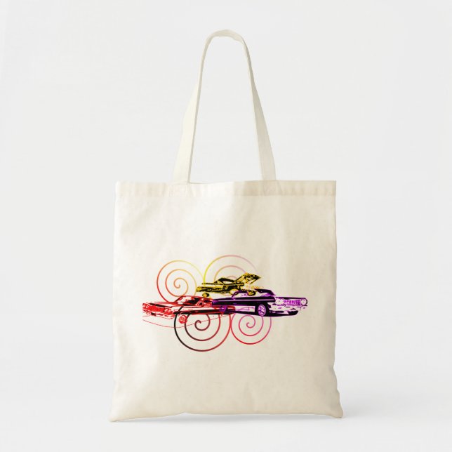 Doin' it Old School '64 Impala Tote Bag (Front)