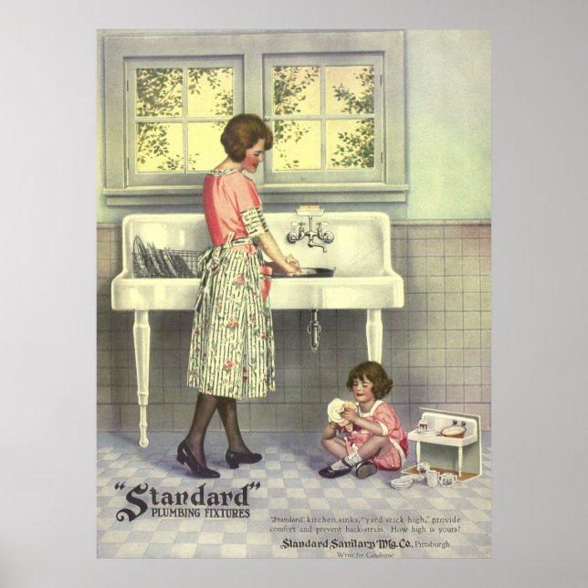 Doing Dishes Poster (Front)