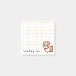 Doing Great French Bulldog Post-it Notes