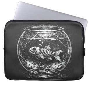 "Doing Great" - Goldfish by BurnsInHell Laptop Sleeve