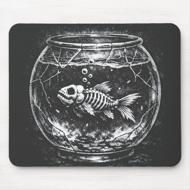 "Doing Great" - Goldfish by BurnsInHell Mouse Mat (Front)