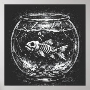 "Doing Great" - Goldfish by BurnsInHell Poster