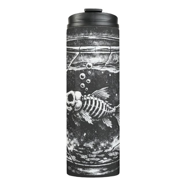 "Doing Great" - Goldfish by BurnsInHell Thermal Tumbler (Front)