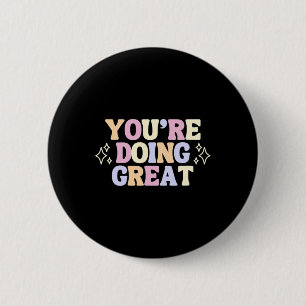 Doing Great Mental Health Awareness Warrior 6 Cm Round Badge