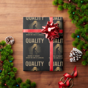 Doing It Right Productivity And Quality Mindset Wrapping Paper