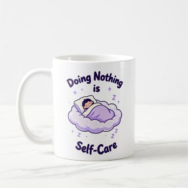 Doing Nothing is Self-Care Mug (Left)