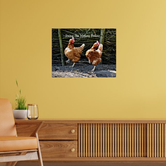 Doing the Hokey Pokey, The Hokey Pokey Chickens, Poster (Living Room 2)