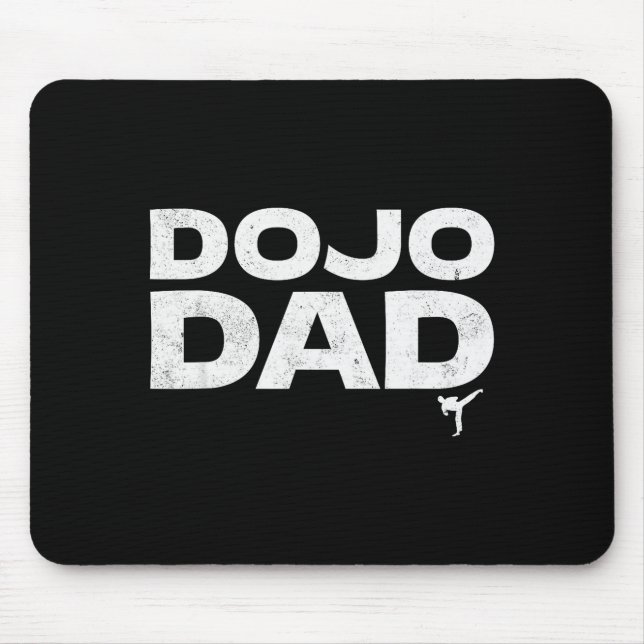 Dojo Dad Martial Arts Funny Father's Day Gift For  Mouse Mat (Front)