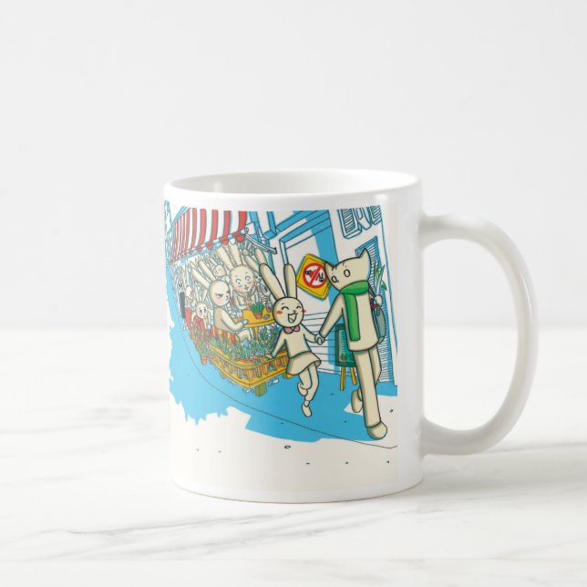 Doki and Nabi's Walk Coffee Mug (Right)