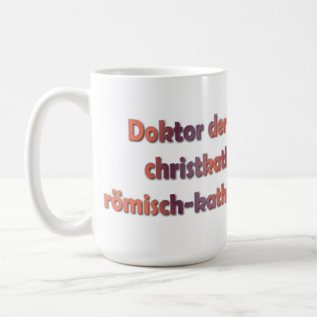 Doktor der Theologie Coffee Mug (Left)