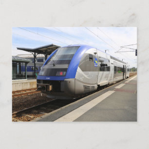 Dol de Bretagne station, Brittany , France Postcard